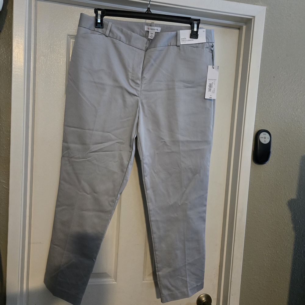 Liz Claiborne Light Gray Skirt